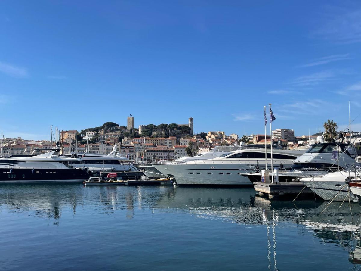 Cannes : Agreable Et Lumineux Appartement Vue Mer Extérieur photo